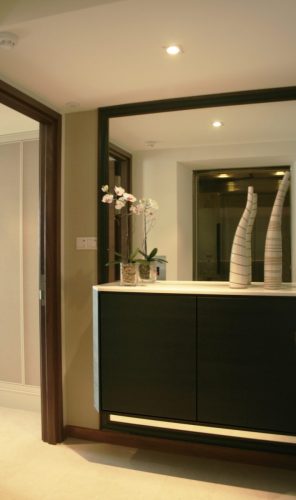 Foyer-area-shoe-cabinet